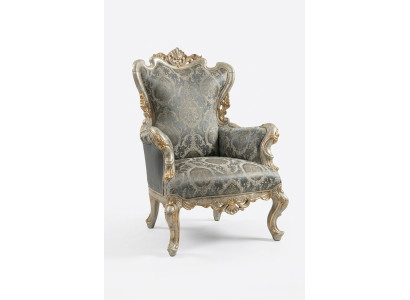Chaise de trône classique Fauteuil Baroque Fauteuil Chesterfield en velours