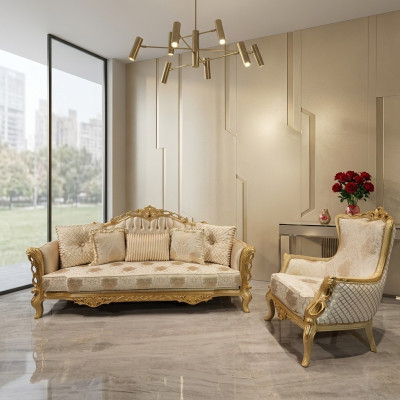 Ensemble de canapé classique pour salon Mobilier 3+1 places