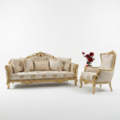 Ensemble de canapé classique pour salon Mobilier 3+1 places
