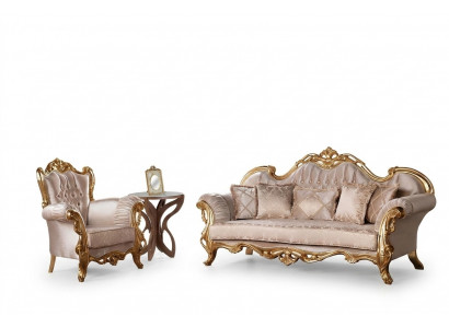 Ensemble de canapé 3+1 siège Canapé Tissu Mobilier Ensemble Suite Siège Classique Meubles
