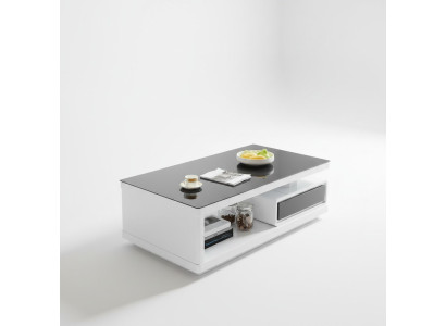 Table basse de luxe en verre design de mobilier moderne