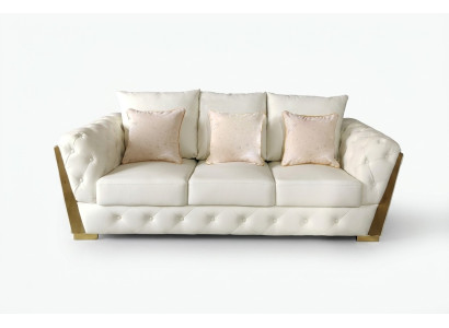 Trois canapés meubles ameublement Chesterfield Medusa Luxury ameublement