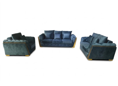 Ensemble de canapé Chesterfield Set 3+2+1 Meubles Canapé Tissu Canapés 3 pièces.