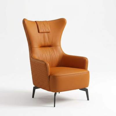 Fauteuil à oreilles Fauteuil fauteuil une place Chaise relax hôtel Mobilier de bureau Réception de cabinet d'avocats