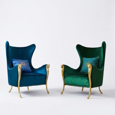 Fauteuil de luxe Fauteuil Canapé Une place Mobilier Réception de l'hôtel Mobilier Cabinet d'avocats