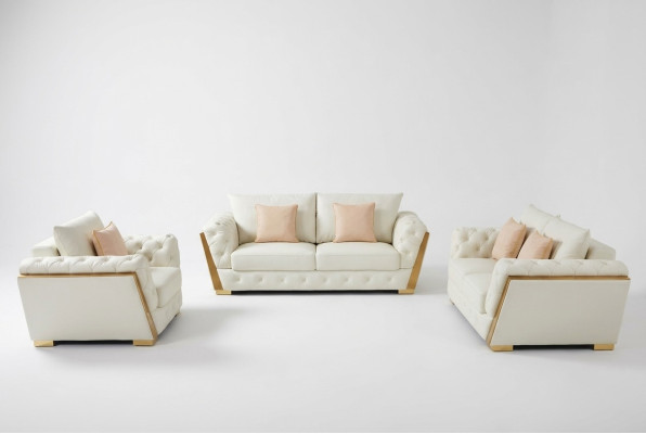 Canapé Canapé Suite Mobilier 3 pcs. Ensemble de meubles de canapé ameublement canapés