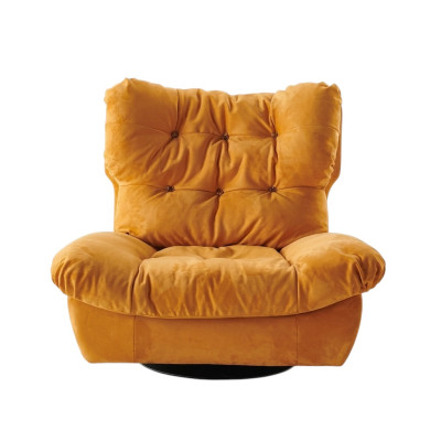Fauteuil pivotant pour TV Fauteuil pivotant pour une seule personne Canapé relax Meuble en tissu textile