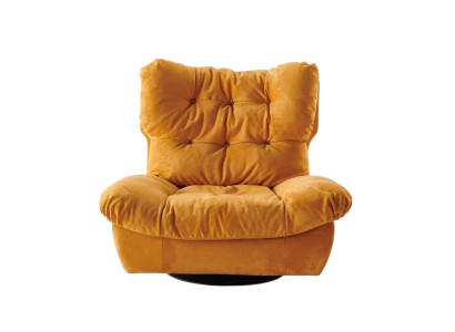 Fauteuil pivotant pour TV Fauteuil pivotant pour une seule personne Canapé relax Meuble en tissu textile