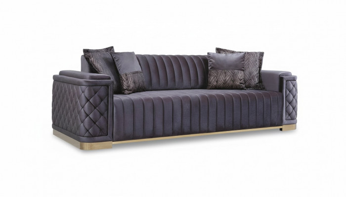 Canapé de luxe xxl canapé grand canapé 246cm velours design meubles canapés tissu