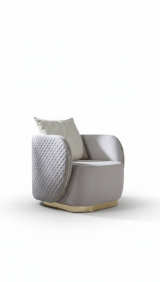 Mobilier de club Chaise de chambre d'hôtel Fauteuil inclinable Ameublement Pratique Chaise ronde