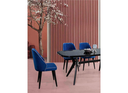 Ensemble de salle à manger moderne, suite de meubles de siège, ensemble de salle à manger, table à manger, rembourrage 5 pièces.