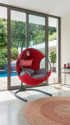 Chaise de jardin à bascule fauteuil suspendu panier suspendu balançoire suspendue chaise suspendue chaise hamac