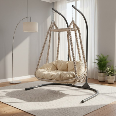 Panier suspendu, balançoire, chaise de jardin suspendue, chaise suspendue, fauteuil suspendu