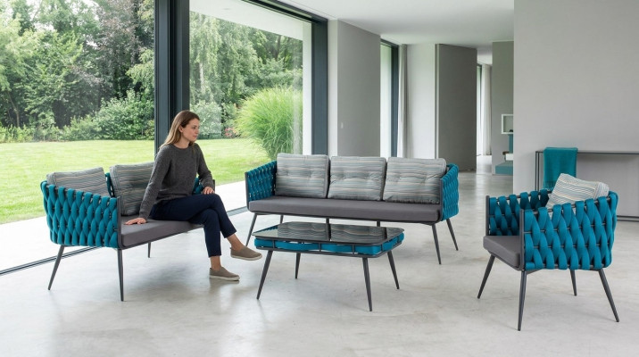 Suite Terrasse de Luxe Ensemble de canapé Trois places Deux places Table basse