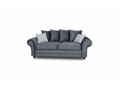 Canapé trois places en tissu velours Canapé tissu sofa 218cm Canapé