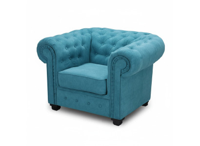 Fauteuil confortable de luxe Fauteuil italien style Chesterfield pour salon