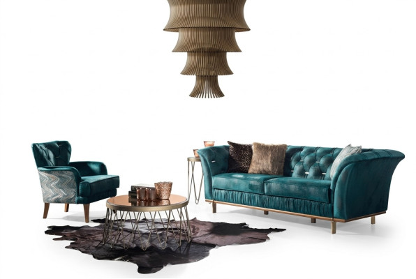 Fauteuil de luxe design pour salon, fauteuil individuel, meubles rembourrés, nouveau
