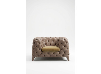 Fauteuil Chesterfield Taupe Fauteuil Chesterfield Fauteuil rembourré Salon