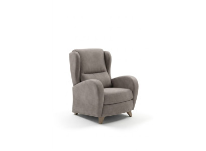Fauteuil de relaxation de luxe, fauteuil de lecture au design moderne, un siège taupe moderne