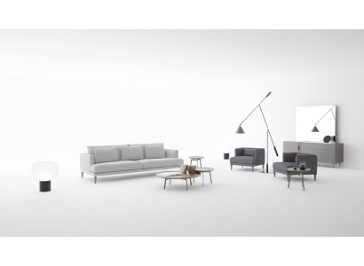 Groupe de rembourrage gris Ensemble de canapé Ameublement de canapé Mobilier de luxe nouveau