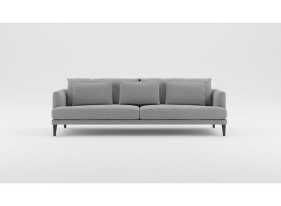 Canapé moderne gris trois places meuble de salon designer canapés de luxe mobilier de vie