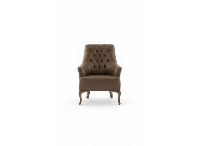 Brown Chesterfield fauteuil 1 place Salon Mobilier de luxe moderne