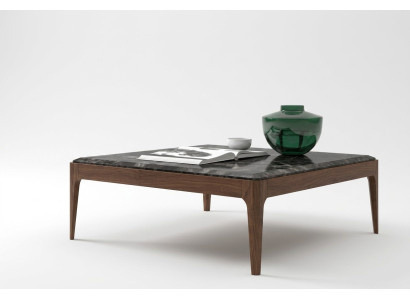 Table basse Lounge Toros Table basse en marbre noir Table basse en style moderne