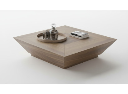 Tables basses Rectangulaires de luxe en noyer naturel des concepteurs.