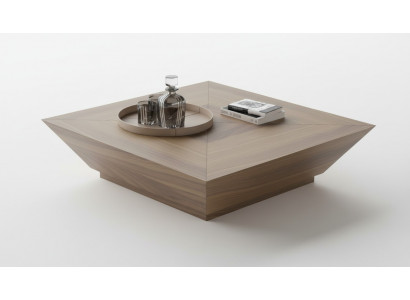 Tables basses Rectangulaires de luxe en noyer naturel des concepteurs.
