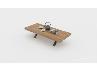 Table basse en bois massif Table rectangulaire Table à thé Table de salon Moderne