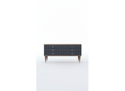 Designer Commode avec tiroirs Noyer naturel-mat Anthracite