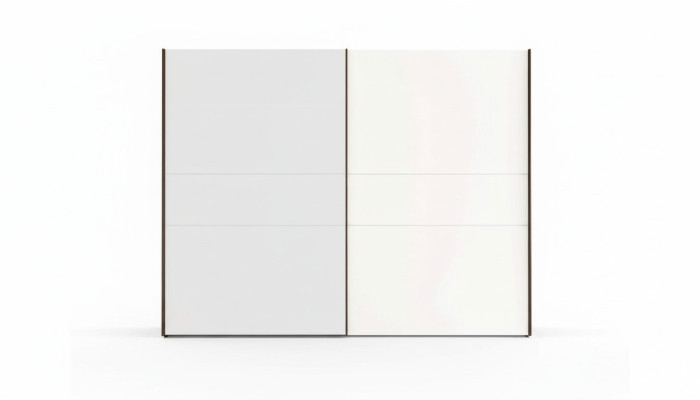 Garde-robe moderne avec portes miroir Mobilier de chambre Ameublement