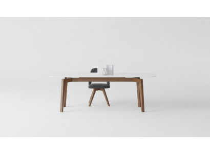 Grande table à manger Mobilier de cuisine moderne Tables de luxe Meubles en bois