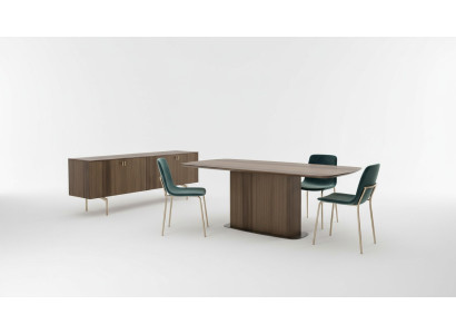 Ensemble de salle à manger moderne en meubles de luxe table chaises buffet
