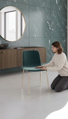 Chaise de salle à manger moderne de luxe, meubles de style moderne, travail du bois de qualité