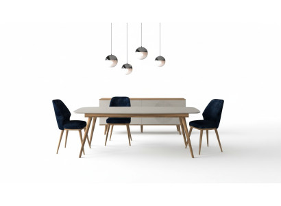 Ensemble de meubles de salle à manger moderne de 6 pièces