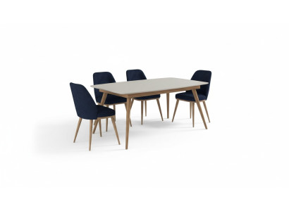 Ensemble de salle à manger Table de luxe avec chaises Mobilier de salle à manger Moderne Ensemble de salle à manger