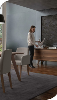 Fauteuil Meuble rembourré Fauteuil pour une personne Chaises de cuisine Chaise de salle à manger Meubles de designer