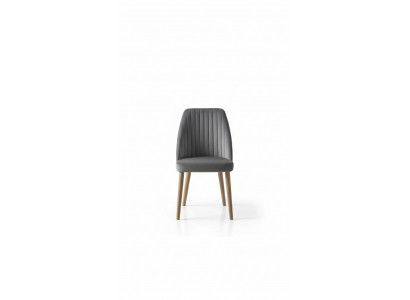 Gris Moderne Chaise de luxe Chaises Monoplace Meubles en bois Chaises de cuisine
