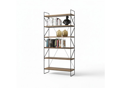 Étagère murale Bibliothèque moderne Étagère de salon Mobilier en bois de designer