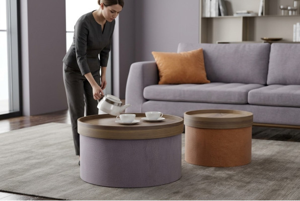 Tables basses rondes Mobilier de salon moderne Tables d'appoint Tables d'appoint