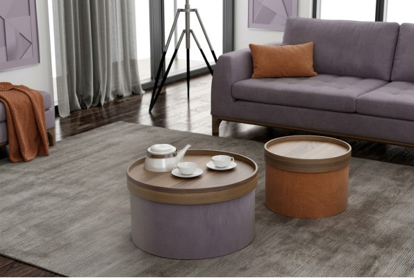 Tables basses rondes Mobilier de salon moderne Tables d'appoint Tables d'appoint