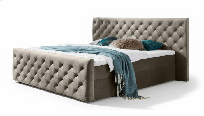 Chesterfield Velvet Lits Lit double 160x200 Lits design Mobilier d'hôtel