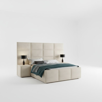 Lit double Literie de lit Lits Design Chambre Meubles Ameublement 180x200cm
