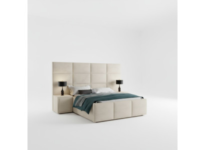 Lit double Literie de lit Lits Design Chambre Meubles Ameublement 180x200cm