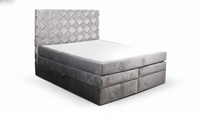 Lit Boxspring avec sommier Matelas Lits Chambre Chesterfield