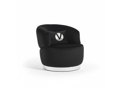 Fauteuil noir 1 place en tissu pour salon de luxe, nouveau design, fauteuil moderne