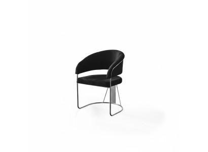 Chaise moderne 1x pour salle à manger TV Lounge Seat Chaise rembourrée en nouveau textile