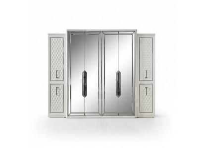 Armoire Armoire Luxueuse Armoires en Bois Design Mobilier Chambre Blanc neuf