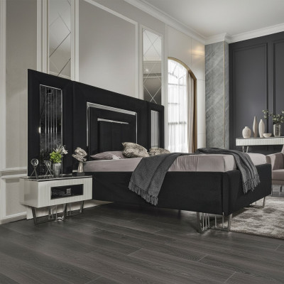 Conception Table de nuit Console Consoles Latérales Tables Dormir Chambre Métal Luxe